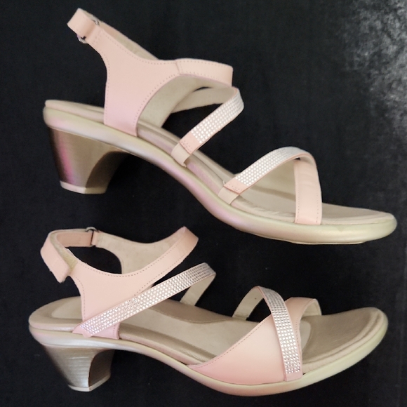 NAOT  Pink Bling Strappy Low Heels. - Picture 3 of 13